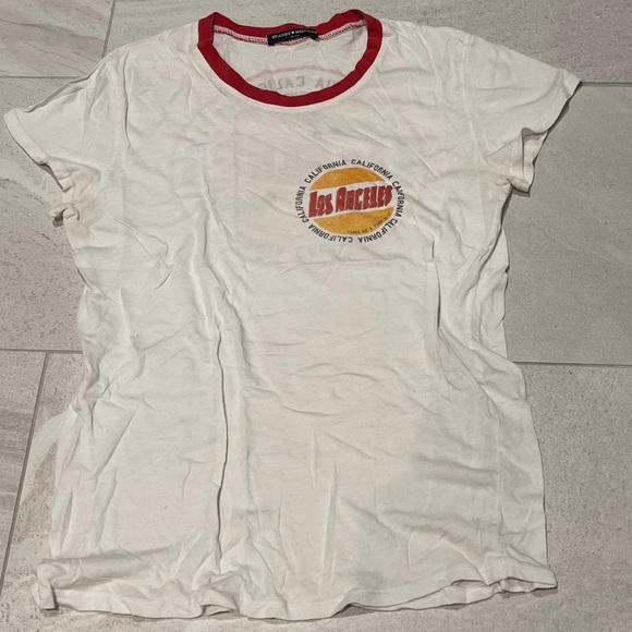 Brandy Melville Los Angeles California Logo Tshirt - Picture 8 of 10